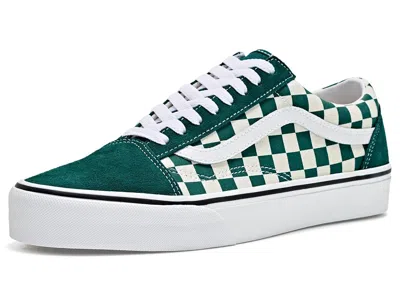 Vans Classic Slip-on Shoes Lace Marshmallow: Men's 5.5 - Women's 7 Medium, Textile In Green