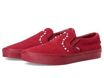 Vans Classic Slip-on Skate Shoes Pearls Bordeaux :