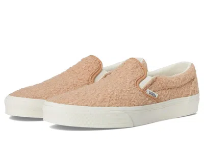 Vans Classic Slip-on Skate Shoes Sherpa Tan :