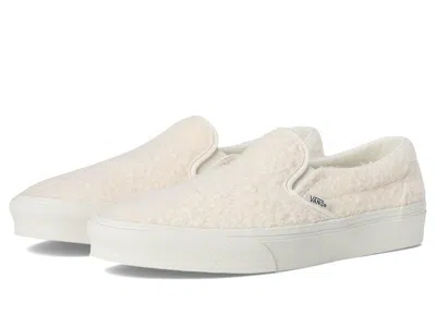 Vans Classic Slip-on Skate Shoes Sherpa White :
