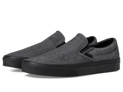 Vans Classic Slip-on Skate Shoes Wool Gray/black :