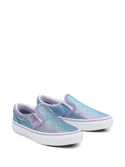Vans Kids' Classic Slip-on Sneakers In Blue