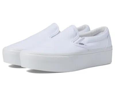 Vans Classic Slip-on Stackform Shoes True White :
