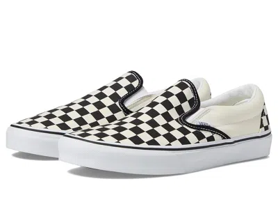 Vans Classic Slip-on Wide Shoes Checkerboard Black/classic White :