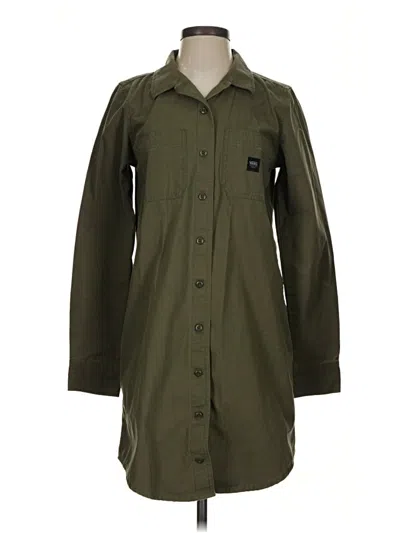 Pre-owned Vans Coat In Green