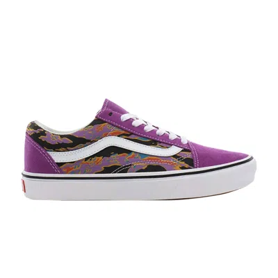 Pre-owned Vans Comfycush Old Skool 'dewberry Tiger Camo' In Purple
