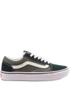 Vans Comfycush Old Skool "green" Sneakers In Green