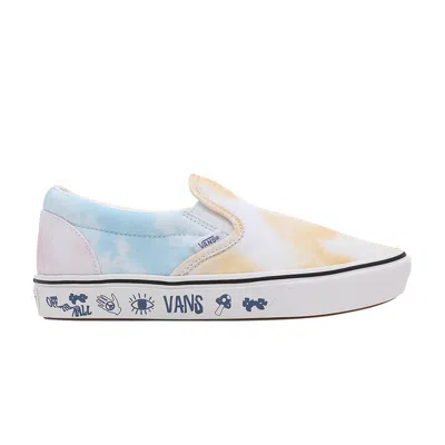 Pre-owned Vans Comfycush Slip-on 'pastel Tie Dye' In Multi-color