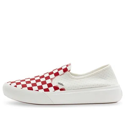 Vans Comfycush Slip-on 'white Red' In Multi
