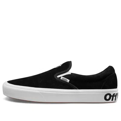 Vans Comfycush Slip-on 'distort' In Black