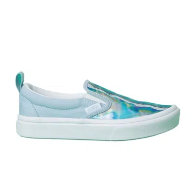 Pre-owned Vans Comfycush Slip-on Kids 'autism Awareness' | Blue | Kid's Size 12.5