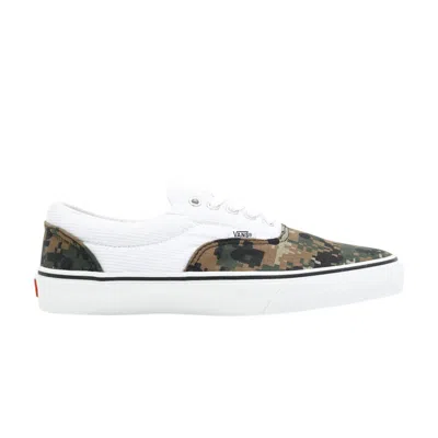 Pre-owned Vans Comme Des Garçons X Era Pro 'digital Camo' In Green