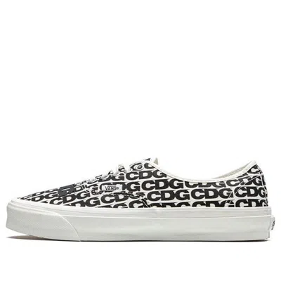 Vans Comme Des Garcons X Og Authentic Lx 'cdg Print - Blanc De Blanc'