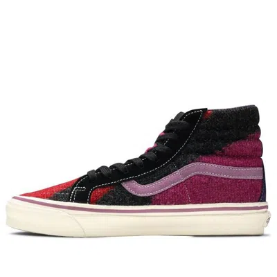 Vans Concepts X Og Sk8-hi Lx 'mohair - Purple Plumeria' In Red