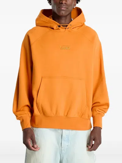 Vans Cotton Hoodie In Orange