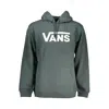 Vans Cozy Green Hooded Fleece Sweatshirt In Green