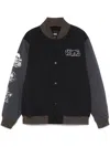 Vans Crazy Edge Bomber Jacket In Black
