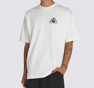 Vans Crestline Short Sleeve T-shirt In Cream White
