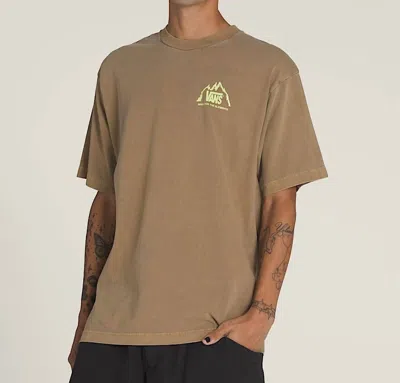 Vans Crestline Short Sleeve T-shirt In Sepia Brown