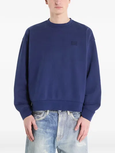 Vans Crew-neck Sweatshirt In Blue