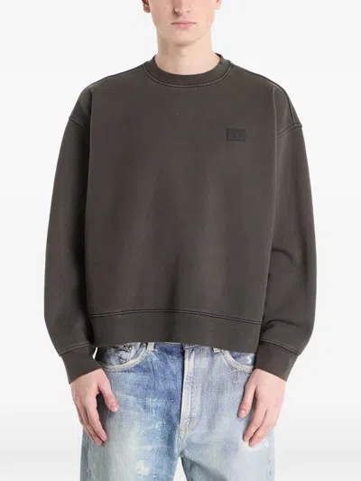 Vans Crew-neck Sweatshirt In Brown