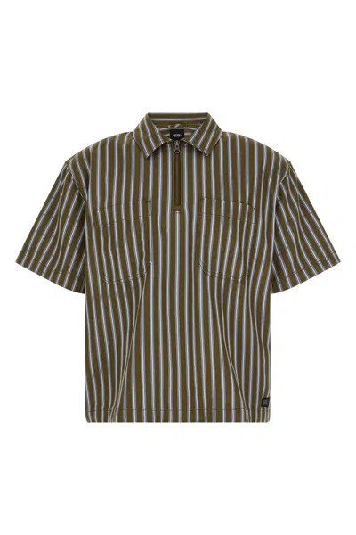 Vans 'cropped Zip' Shirt In Multi