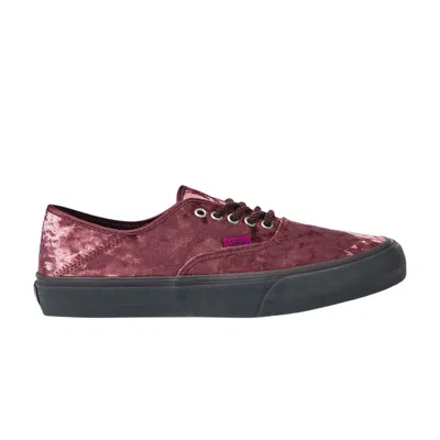 Pre-owned Vans Curren X Knost X Authentic Vr3 Sf 'port Royale' | Red | Men's Size 8