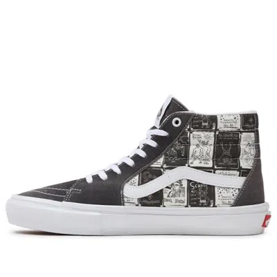 Vans Daniel Johnston X Skate Sk8-hi 'hi, How Are You Project' In Gray