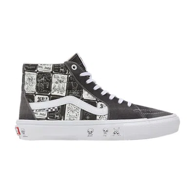 Pre-owned Vans Daniel Johnston X Skate Sk8-hi 'hi, How Are You Project' In Grey