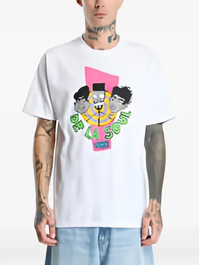 Vans De La Soul Plugs T-shirt In White