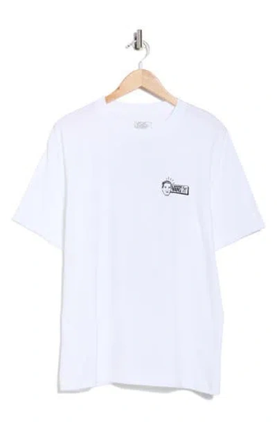Vans Death Grip Graphic T-shirt In White