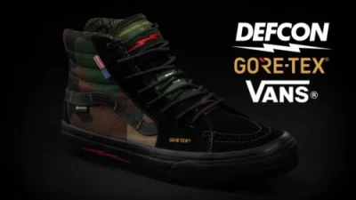 Pre-owned Vans Defcon X Sk8-hi Notchback Gtx Woodland Camo Size 10.5 Not Gbrs Qilo Wrmfzy In Green