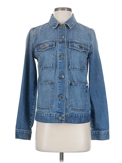 Pre-owned Vans Denim Jacket In Blue