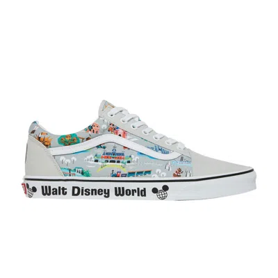 Pre-owned Vans Disney X Old Skool '50th Anniversary - Disney Park Map' In Grey