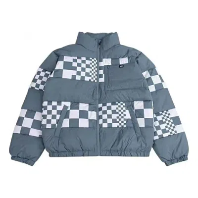 Vans Down Jacket 'teal White' In Gray