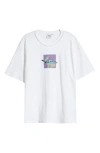 Vans Down The Rabbit Hole Oversize Graphic T-shirt In White