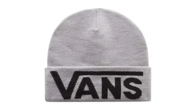 Pre-owned Vans Drop Tall Cuff Beanie In Grey In Gray
