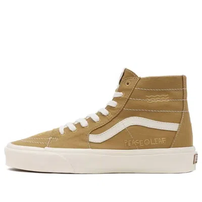 Vans Eco Theory Sk8-hi Tapered Sneakers Yellow In Brown