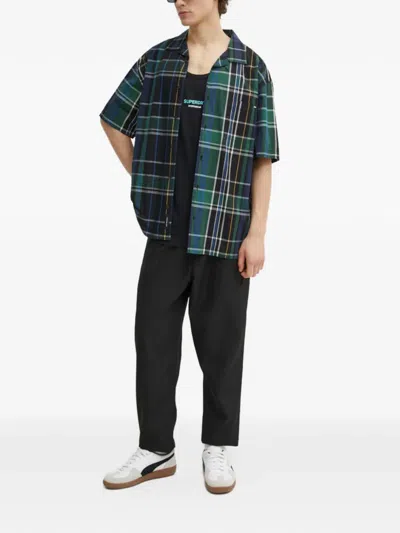 Vans Eden Checked Shirt In Blue