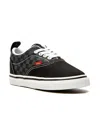 Vans Elastic Flame Era Low-top Sneakers In Black