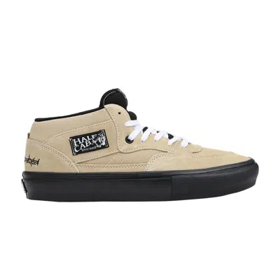 Pre-owned Vans Elihah Berle X Skate Half Cab 'light Khaki Black' In Brown