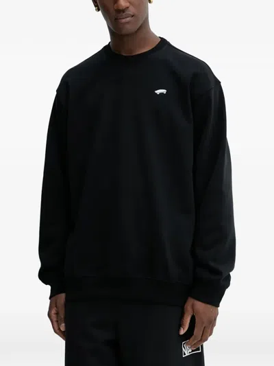 Vans Embroidered Sweatshirt In Black