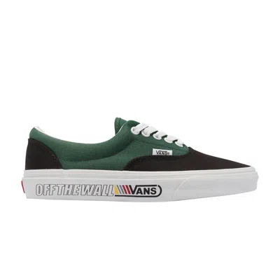 Pre-owned Vans Era 'black Pine Needle' In Green