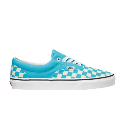 Pre-owned Vans Era 'checkerboard - Scuba Blue'