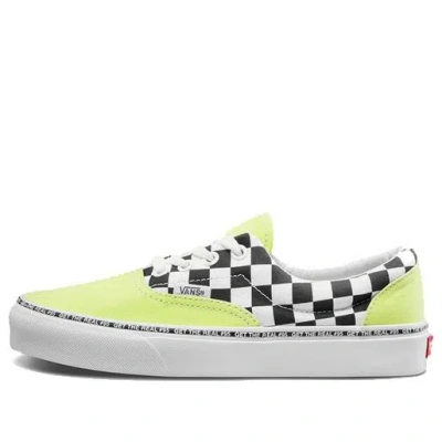 Vans Era 'get The Real #95 - Sunny Lime Checkerboard' In Yellow