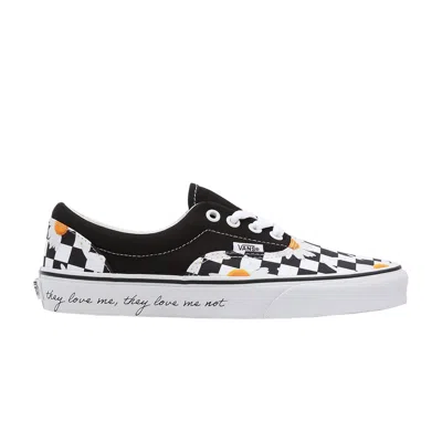 Pre-owned Vans Era 'love Me Not' In Black