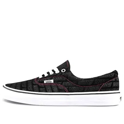 Vans Era Low Tops Casual Skateboarding Shoes Unisex Black Alphabet
