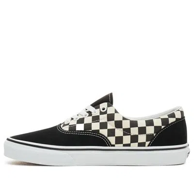 Vans Era 'primary Check' In Black