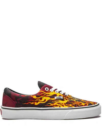 Vans Era Flame Low-top Sneakers In Black