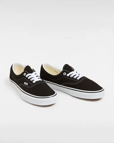 VANS ERA VN000EWZBLK SNEAKER MENS BLACK WHITE CANVAS SKATEBOARD SHOES GBNC481 (BLACK,5)